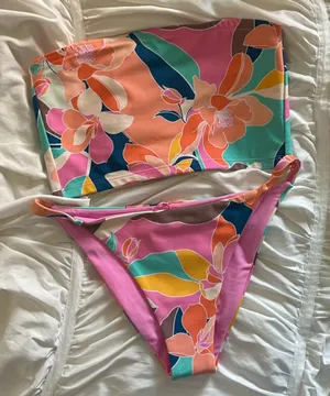 {Kikirio} x Free People Brand New Floral Bikini SET thumbnail 1
