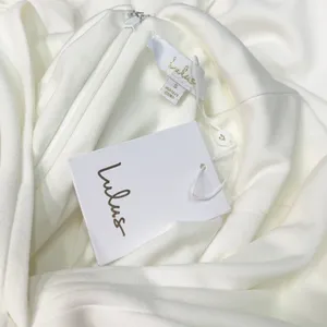 Lulus Stunning Romance White Long Sleeve Mermaid Maxi Dress size Small NWT thumbnail 5