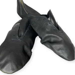 Black Leather Dance Shoes‎ Size 8 thumbnail 1