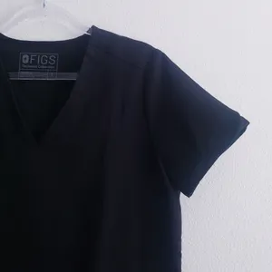 Figs V-Neckline Technical Collection Stub Short Sleeve Top thumbnail 2