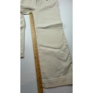 J.Crew High Rise Wide Leg Utility Patch Pocket Pants Beige Cream 27P Petite thumbnail 6