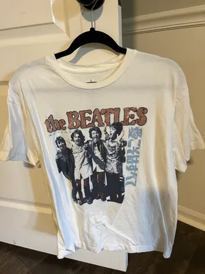 beatles tshirt White Size M thumbnail 1