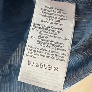 Madewell Semi-Sheer Shirred V-Neck Top Blue Long Sleeve NM647 FA23 Women M thumbnail 5