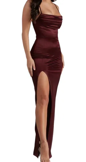 Windsor High Slit Formal Maxi Dress thumbnail 1