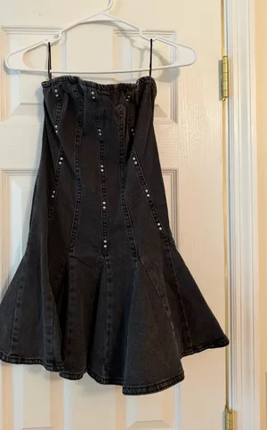 Wild Fable Mini Jean Dress thumbnail 1