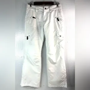 b360 S Athletic Women's White Ski Snow Pants thumbnail 14