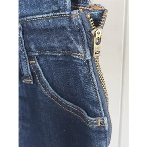 Levi‎ Strauss Skinny Denim Overalls Womens Size 24 Dark Wash Stretch Y2K Cotton thumbnail 5