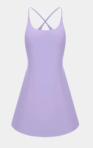 HALARA Everyday Cloudful Fabric Backless 2-in-1 Workout Dres thumbnail 4