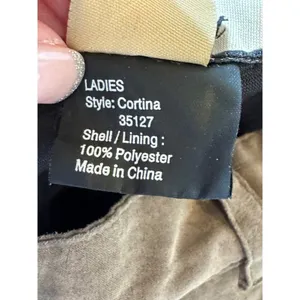 Obermeyer‎ Vintage Ski Pants Women 8 Brown Olive Faux Suede Cortina Gorpcore thumbnail 10