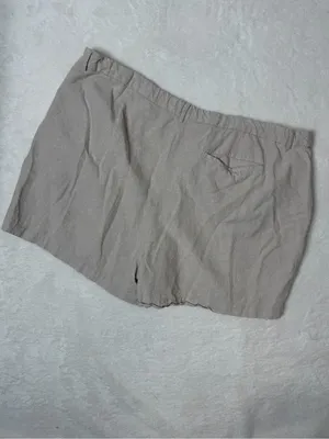 Old Navy Linen Shorts 3X Extra High Rise Taylor Adjustable Waist thumbnail 2