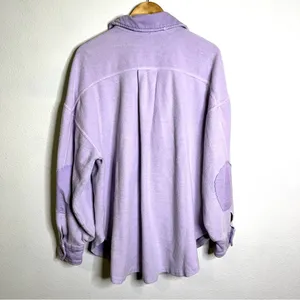 Free People Lavender Teddy Shacket thumbnail 8