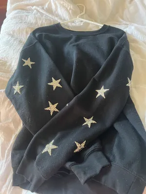 LF silver star crewneck thumbnail 1