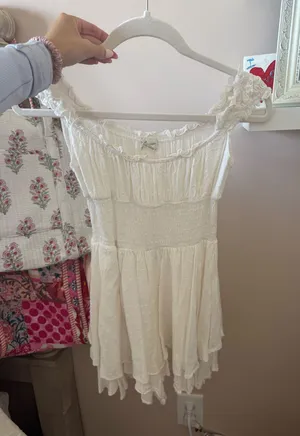 Urban Outfitters White Romper  thumbnail 1