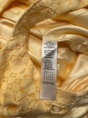NWT White House Black Market Yellow Halter Lace Keyhole Mini Dress Size 8 thumbnail 9