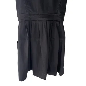 Armani Exchange Size 6 Small‎ Black Pleated Zip Dress Pockets thumbnail 6