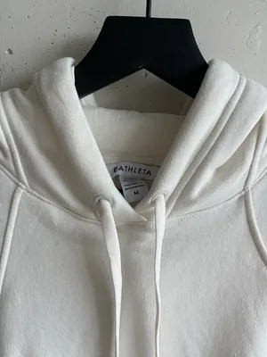 Retroplush Revive Hoodie Sweatshirt in Magnolia White Size M thumbnail 4
