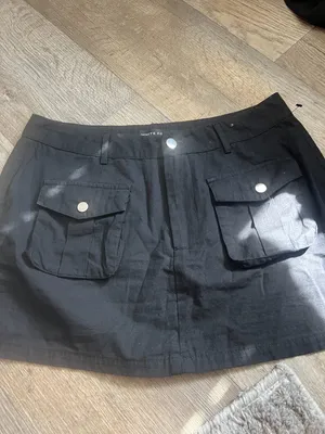 White Fox medium black mini skirt thumbnail 6