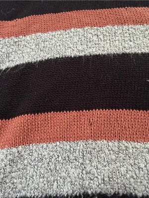 Billabong Crewneck Sweater in Black, Gray & Rust thumbnail 5