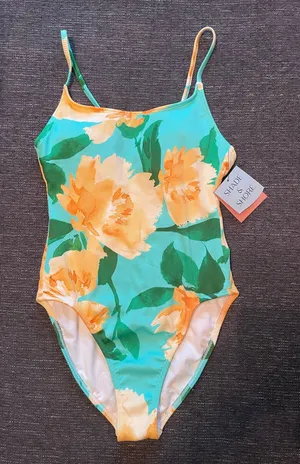 Shade & Shore One Piece Swimsuit Women’s Floral thumbnail 1