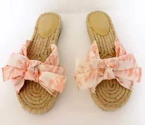 Nine West | Espadrille Flat Sandal w Pink Tie-Dye Bow size 8M thumbnail 1