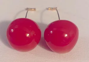 Anthropologie cherry drop earrings thumbnail 2