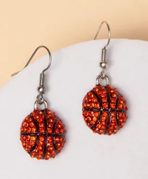 Game Day Crystal Pavé Dangle Earrings thumbnail 1