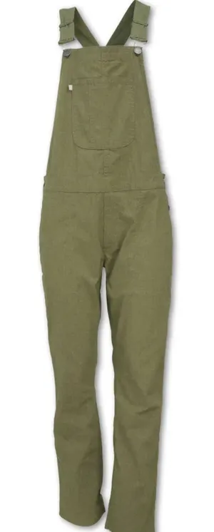 Purnell Work Wear Olive Green Slub Cotton Overalls Women's size 6 NEW Tags thumbnail 1