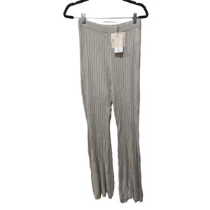House of CB Viola Ribbed Knit‎ High Waist Flare Trousers Size Large thumbnail 6
