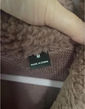 SheIn Dusty rose Sherpa vest thumbnail 3