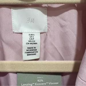 H&M Soft Pink Women's Suit Jacket thumbnail 2