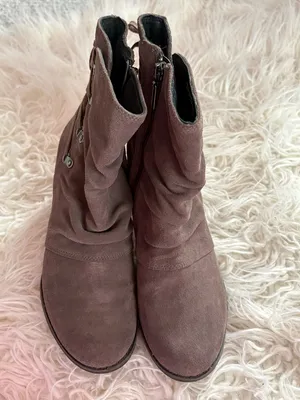Clarks Artisan Alpine Andi Suede Lace-Up Slouch Booties Size 10 thumbnail 5