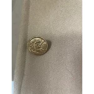 Goldie Vintage‎ Tan Peacoat Coat thumbnail 2