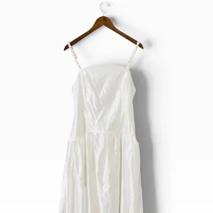 Lulus Modern Adoration White Satin Backless Lace-Up Maxi Dress size XL NWT thumbnail 6
