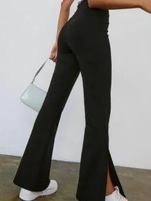 Glassons Black High-Rise Flare Leggings thumbnail 5