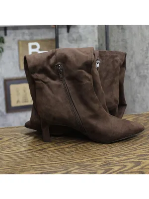 A New Day Justice Mid-Calf Boots with Memory Foam Insole 94568887 Brown 6M thumbnail 8