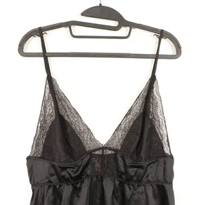 Victoria's Secret NWOT Black Lace Cami Size L thumbnail 7