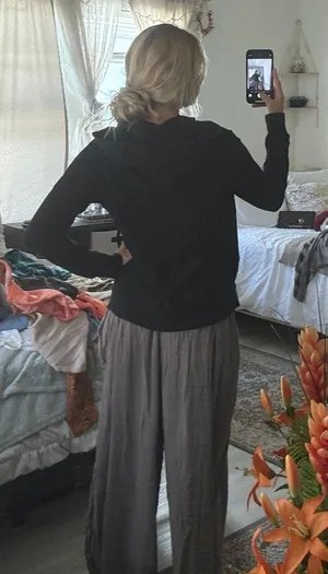 Black Zip Up Hoodie  thumbnail 4