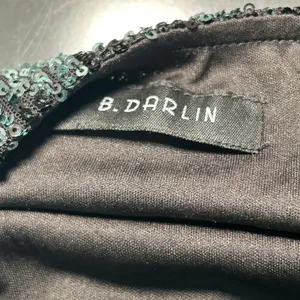 B Darlin Sequin Ombre Mini Dress Black‎ Silver Party Cocktail Small thumbnail 3
