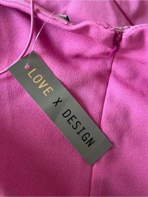 Nordstrom Love x Design Pink Spaghetti-Strap Midi Dress thumbnail 5