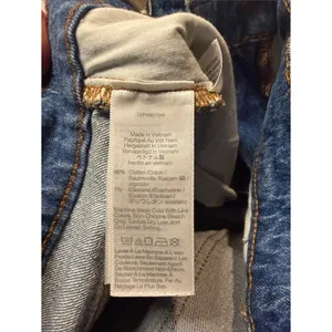 Madewell The Perfect Vintage Wide-Leg Crop Jean Medium Wash Raw Hem SZ 23 TALL thumbnail 8