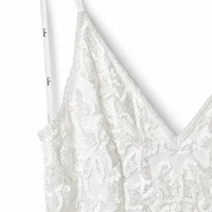 NEW Lulus Luxe Bridal Everlasting Passion Sequin Breaded Backless Wedding Dress thumbnail 8