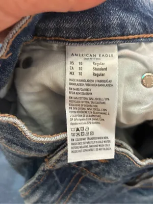 American Eagle Stretch Studded High-Waisted Stovepipe Jean thumbnail 8
