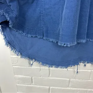 Offline by Aerie Blue Corduroy Quarter Zip Pullover Shacket Size XL thumbnail 10