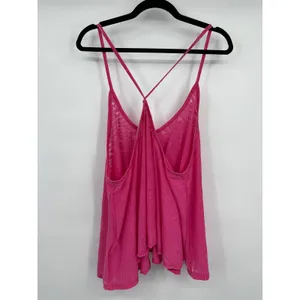 We The Free Pink Sandy Tank Top Sleeveless Relaxed Fit Women's Size Medium NEW thumbnail 2