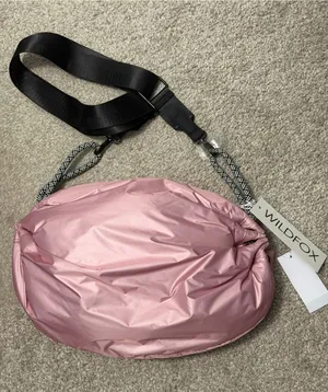 Wildfox Dusty Pink Drawstring Crossbody Bag thumbnail 1
