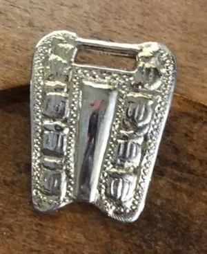 Vintage Signed Gold Tone Canada belt buckle thumbnail 1