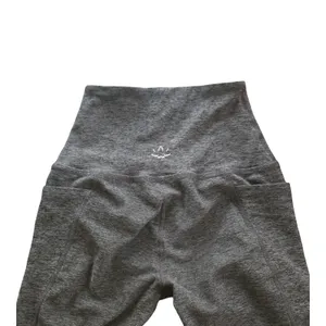 Beyond Yoga Gray Spacedye Leggings Size: XXS thumbnail 5