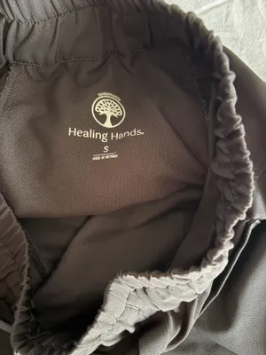 Healing Hands Scrub Pants Jogger Black thumbnail 9