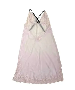 Victoria's Secret Lingerie Sheer Pink Babydoll Nightgown Size Women's Small thumbnail 1