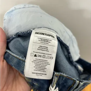 NEW One x One Teaspoon Cult Mini Free Love Denim Skirt - Size 22 thumbnail 9
